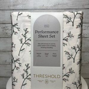 Threshold 100% Cotton Sheet Set size FULL